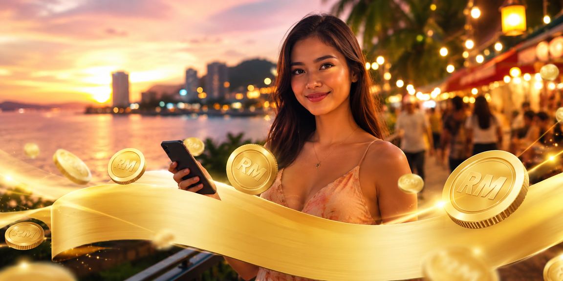 Pengguna di Kota Kinabalu mengakses bonus cashback melalui telefon bimbit winboxmy